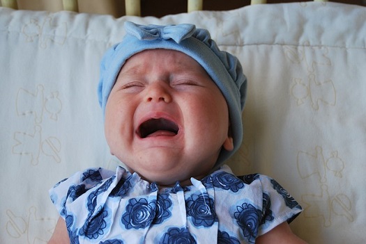 picture of a baby crying