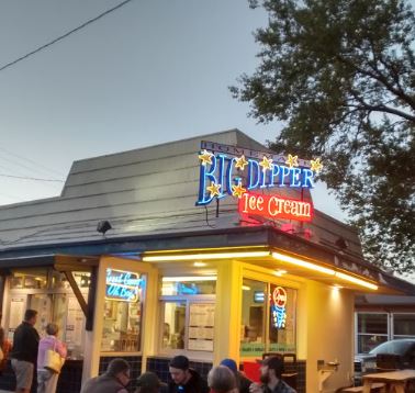 a picture of the Big Dipper ice cream joint in Missoula, Montana